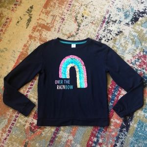 🧜🏼‍♀️3 for $15 item!🧜🏼‍♀️ Flip sequins rainbow crew